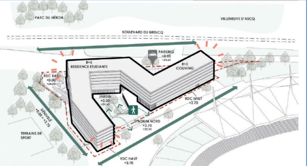 résidence étudiante Villeneuve d'Ascq