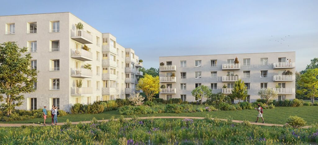 Programme immobilier neuf les quais verts Dunkerque - rue du Banc Vert