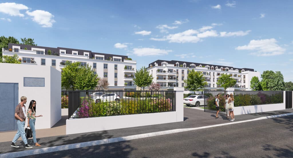 Programme immobilier neuf les marquises Goussainville - rue des Pinsons