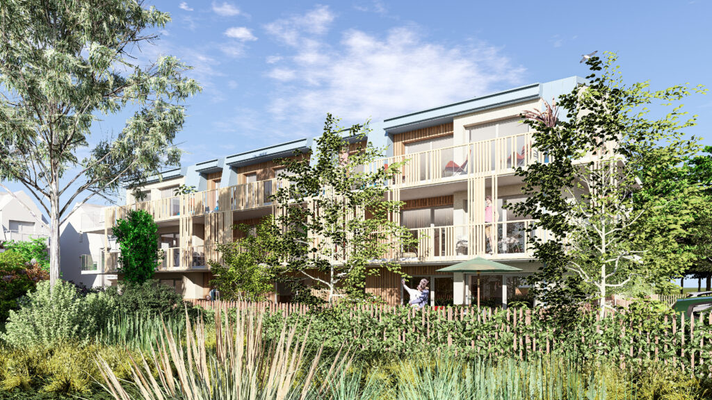 programme immobilier neuf les voiles blanches sainte cecile plage