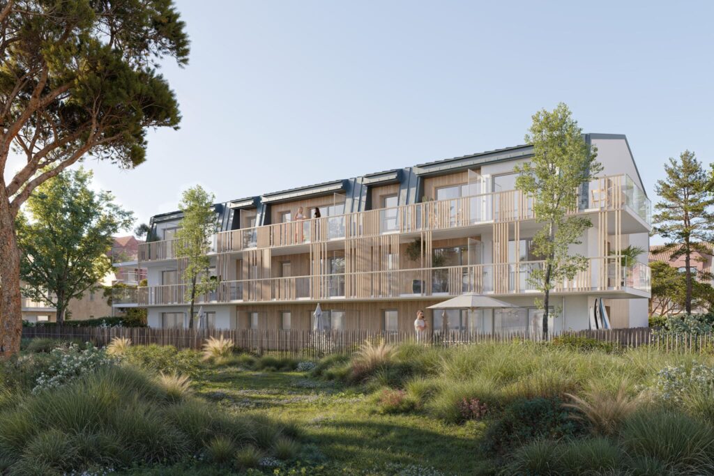 programme immobilier neuf les voiles blanches sainte cecile plage