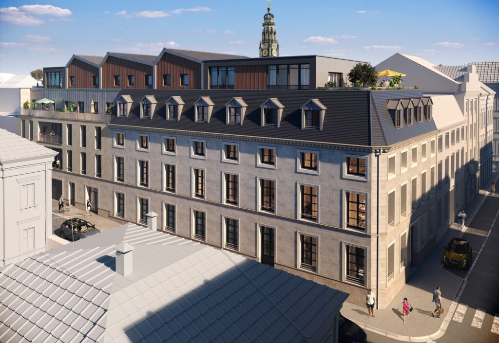 Programme immobilier neuf les jardins du beffroi Arras - beffroi