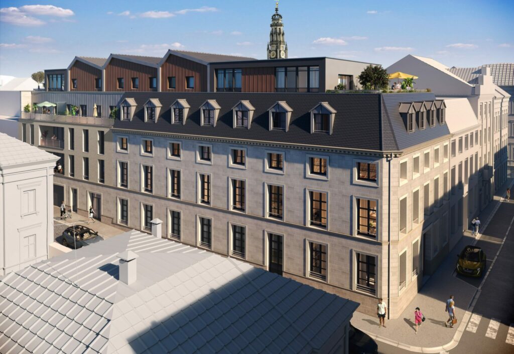 Programme immobilier neuf les jardins du beffroi Arras - beffroi