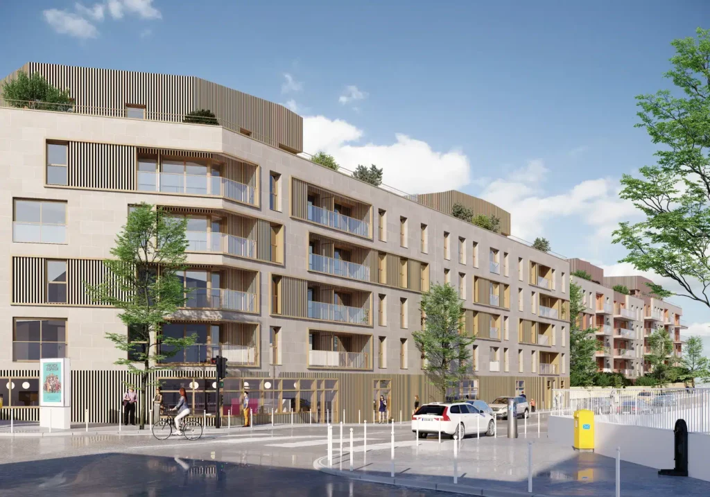 Programme immobilier neuf le clos des vertus Aubervilliers - rue du Goulet