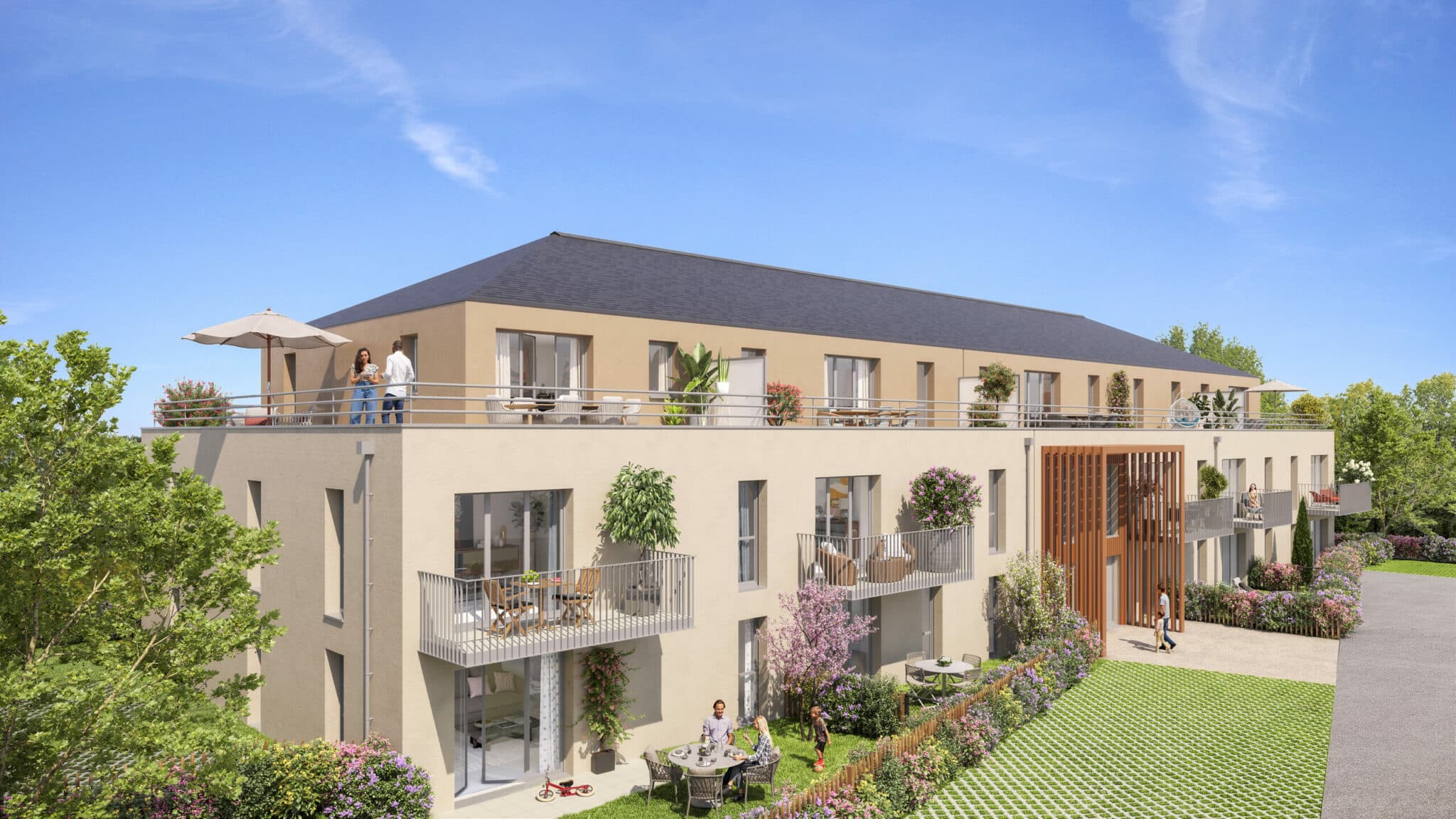 Programme immobilier neuf Le Clos des Isles Barneville-Carteret - centre