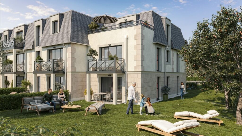 Programme immobilier neuf Les Loges de ClairefontaineBenerville-sur-Mer - proche plage