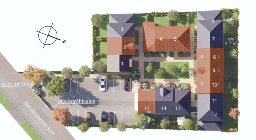 plan masse programme neuf Cabourg