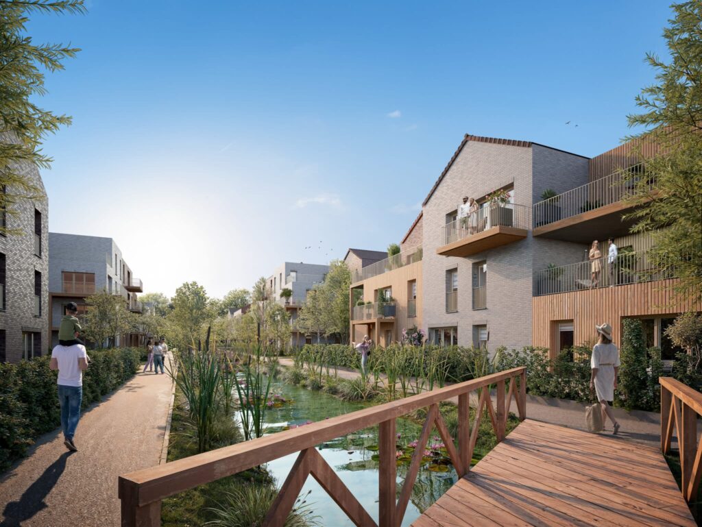 programme immobilier neuf mouvaux carbonisage clos Lorthiois