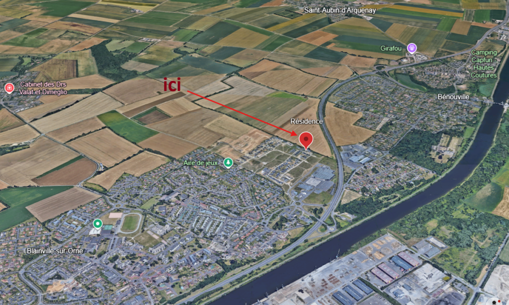 plan masse Allée Vasarely Blainville-sur-Orne