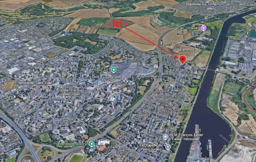 plan masse hérouville saint clair