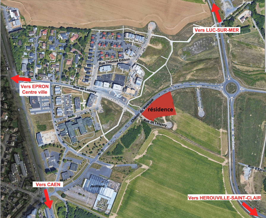 plan masse epron villa emeraude