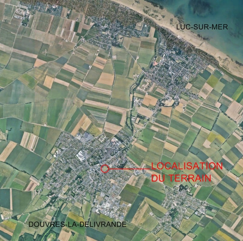 plan masse douvres la delivrande coeur de ville