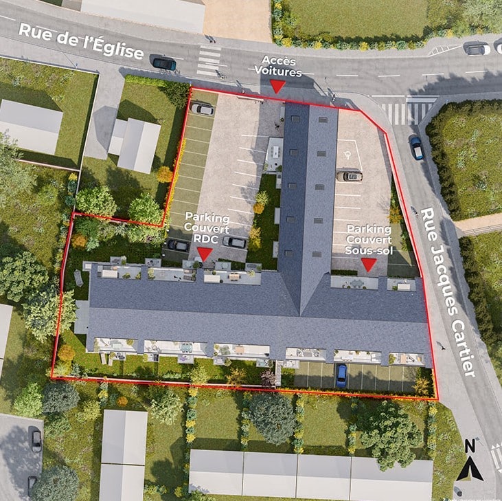 plan masse ifs la bastide