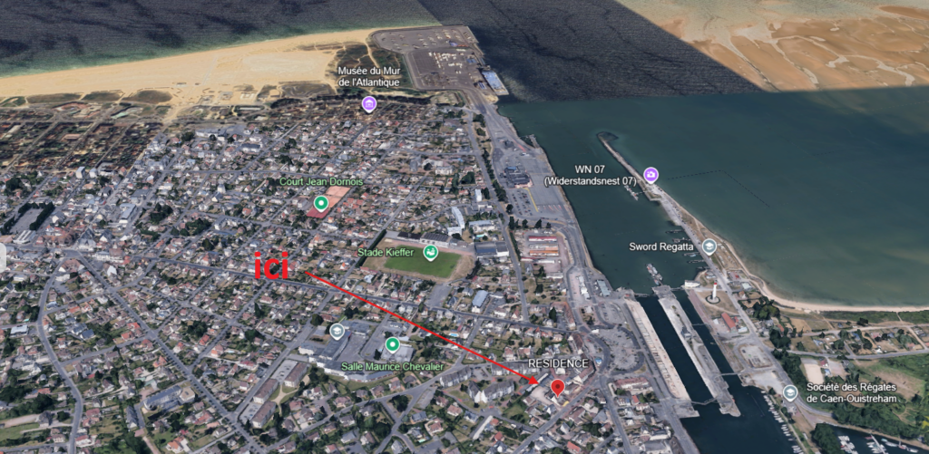 plan masse ouistreham belles rives