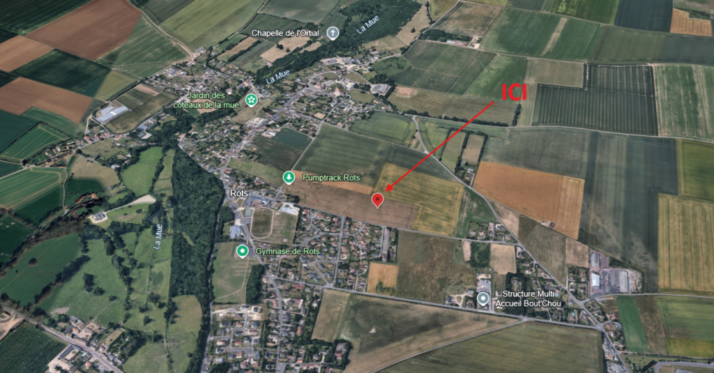 plan masse rots le hameau d'ardenne 