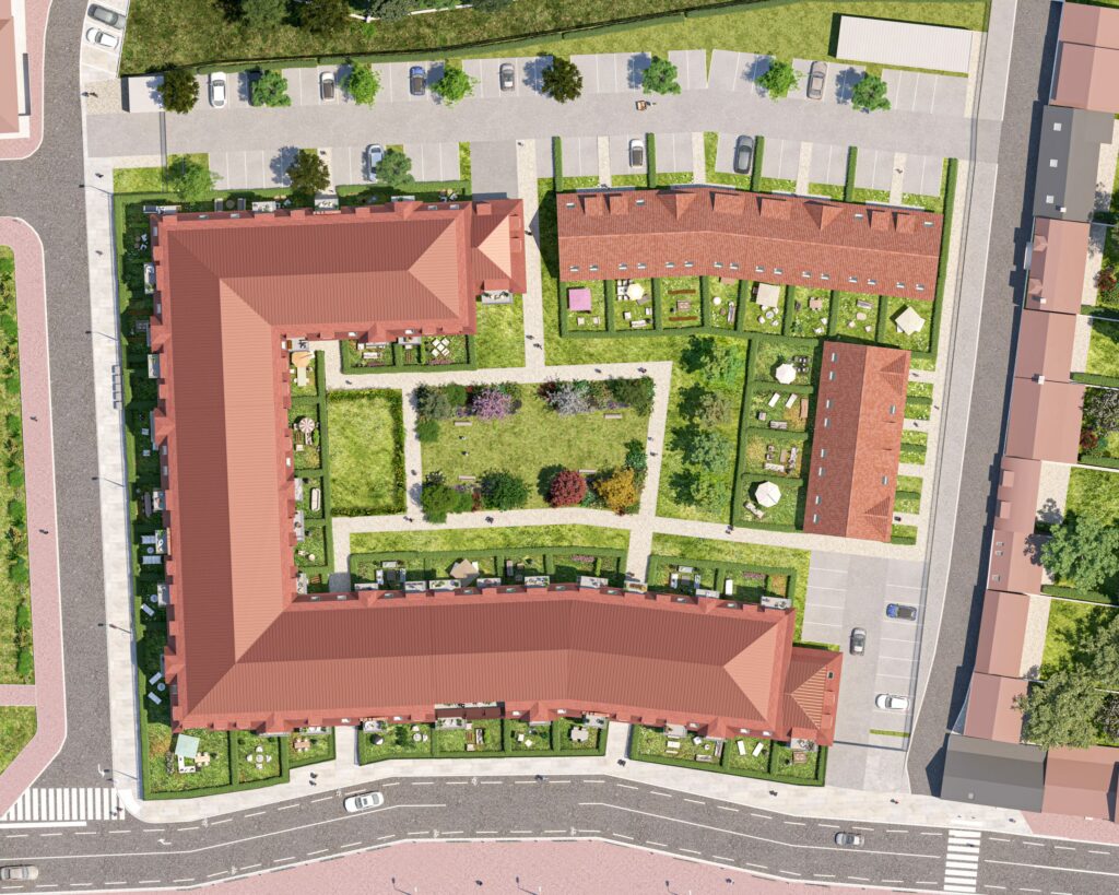 plan masse tourcoing domaine du ferrain