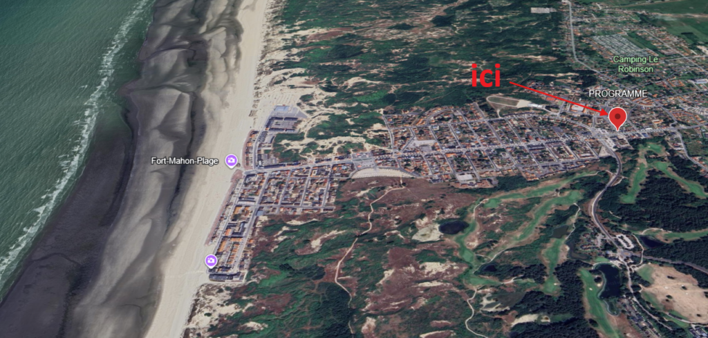 plan masse fort mahon plage rose des sables