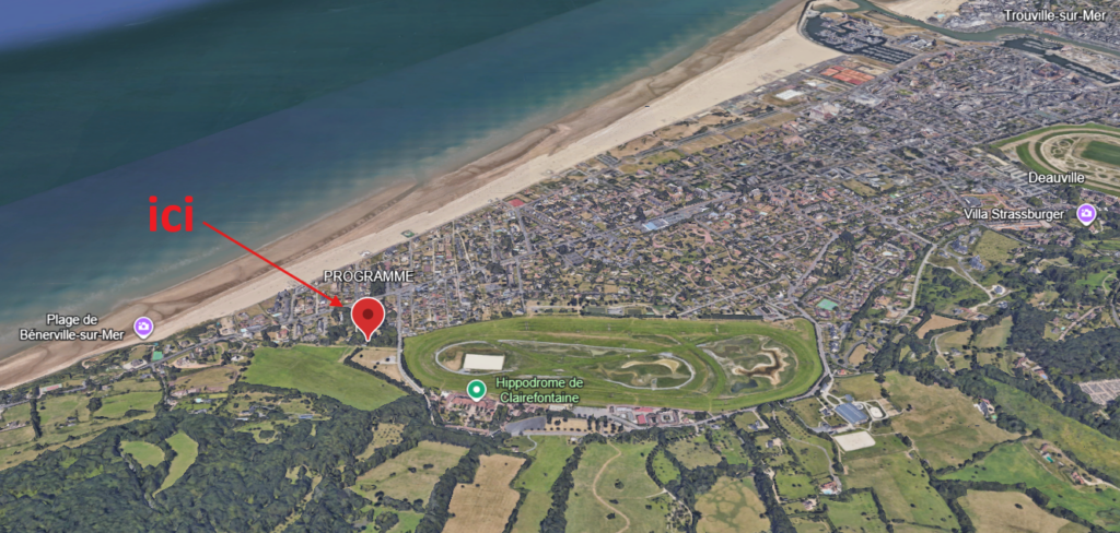 plan masse benerville sur mer villas gabriel