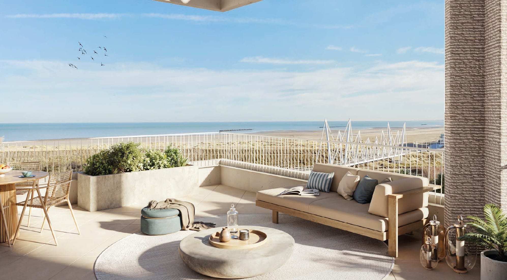 Appartement neuf vue mer à Dunkerque Malo-les-bains