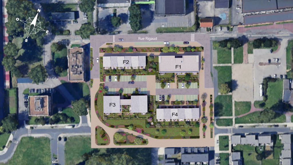 plan masse grande synthe villa des impressionnistes