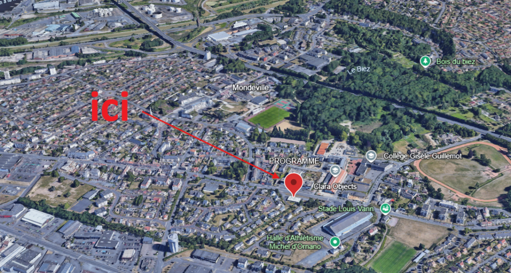 plan masse mondeville résidence cezanne