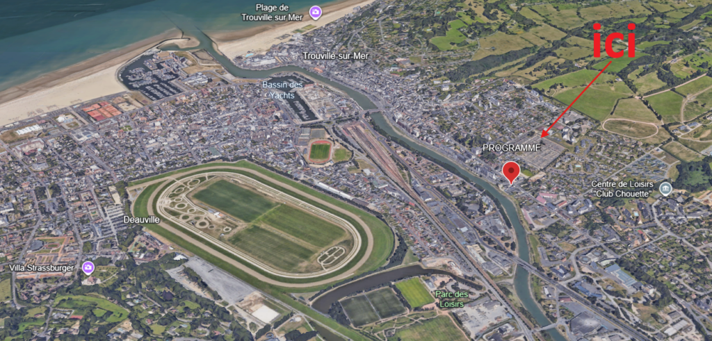plan masse trouville sur mer le halage