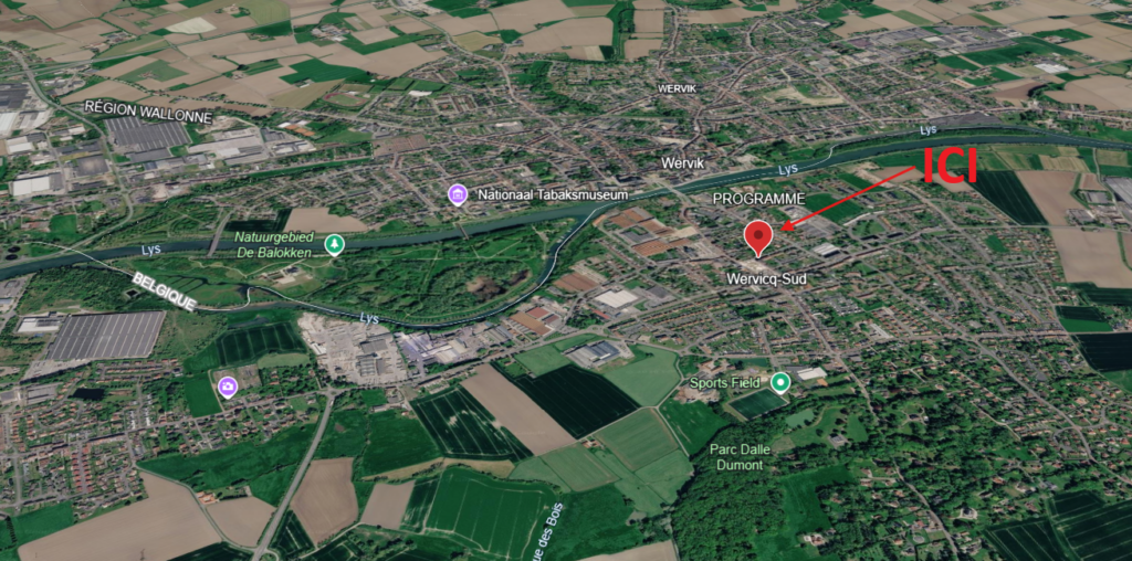 plan masse wervick sud terrasses de l'europe