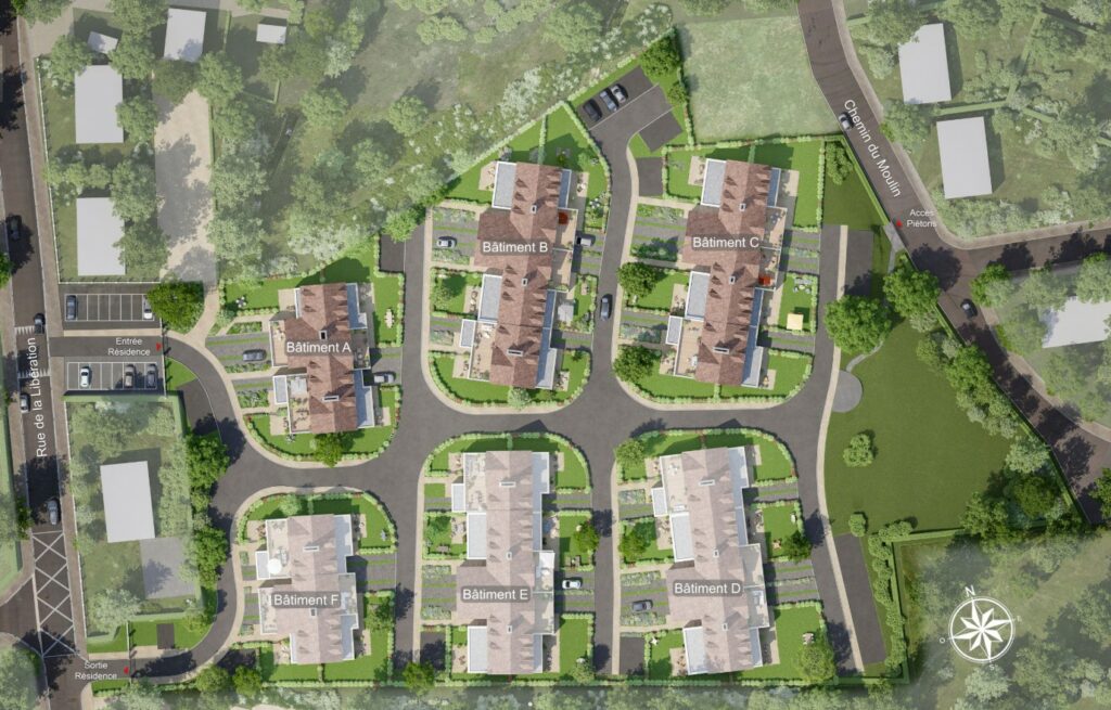 plan masse beaumont en auge les hauts de beaumont