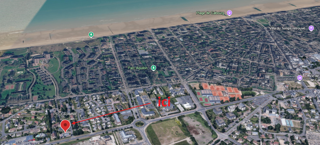 plan masse cabourg le domaine d'eugénie