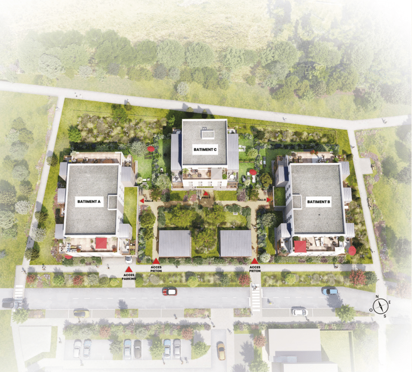 plan masse domaine du golf epron