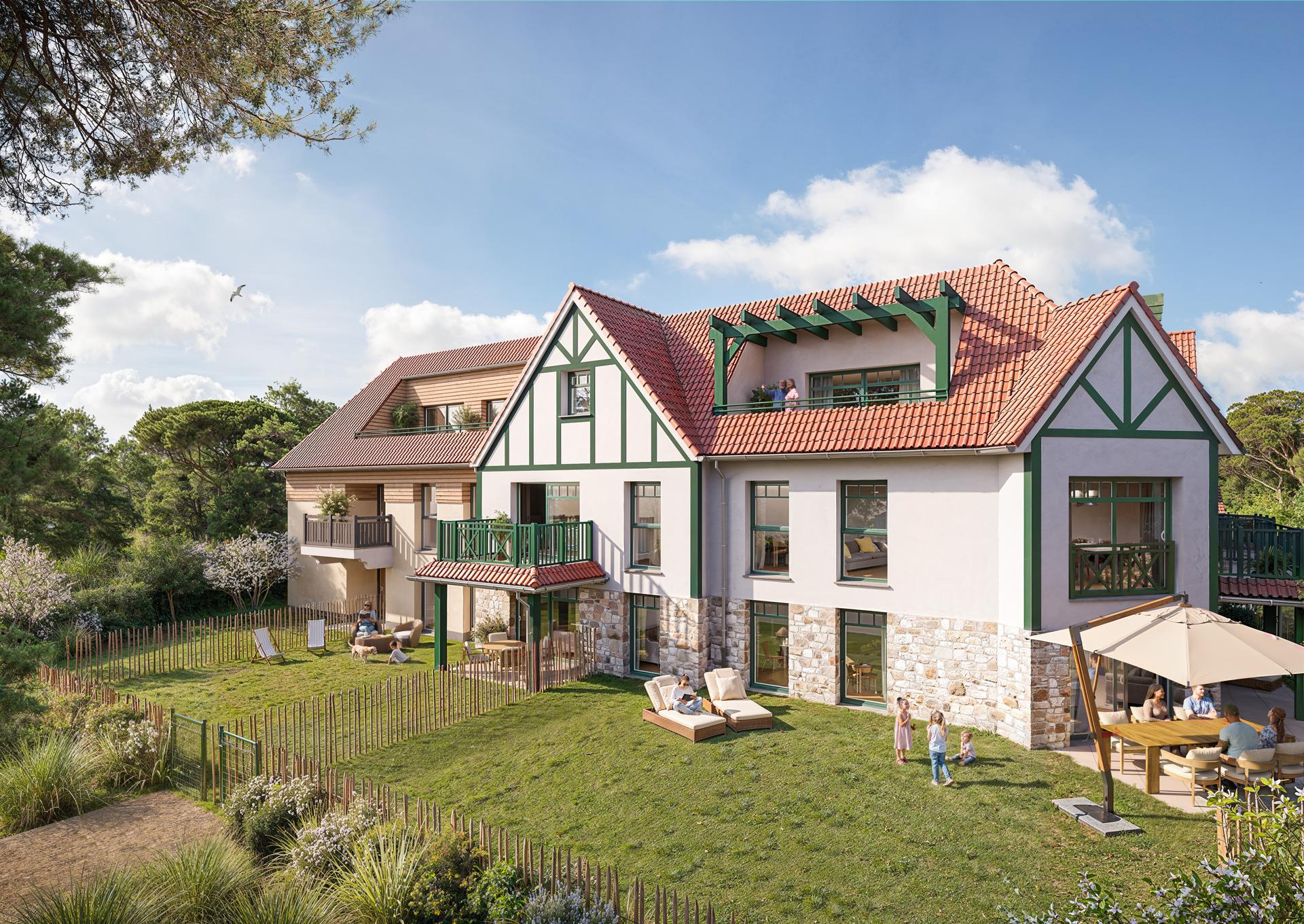 programme immobilier neuf Pre Catelan Hardelot Plage