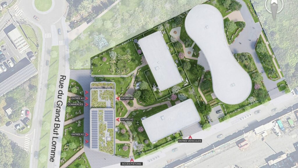 plan masse auréa lomme
